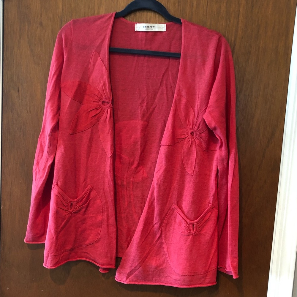 Anthropologie Sparrow Drape Cardigan